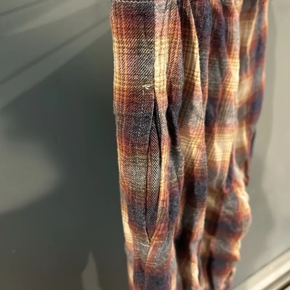 True Grit Lodge Plaid Flannel Pant size small
